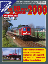 Vorderes Coverbild Die DB vor 25 Jahren - 2000 Ausgabe Ost