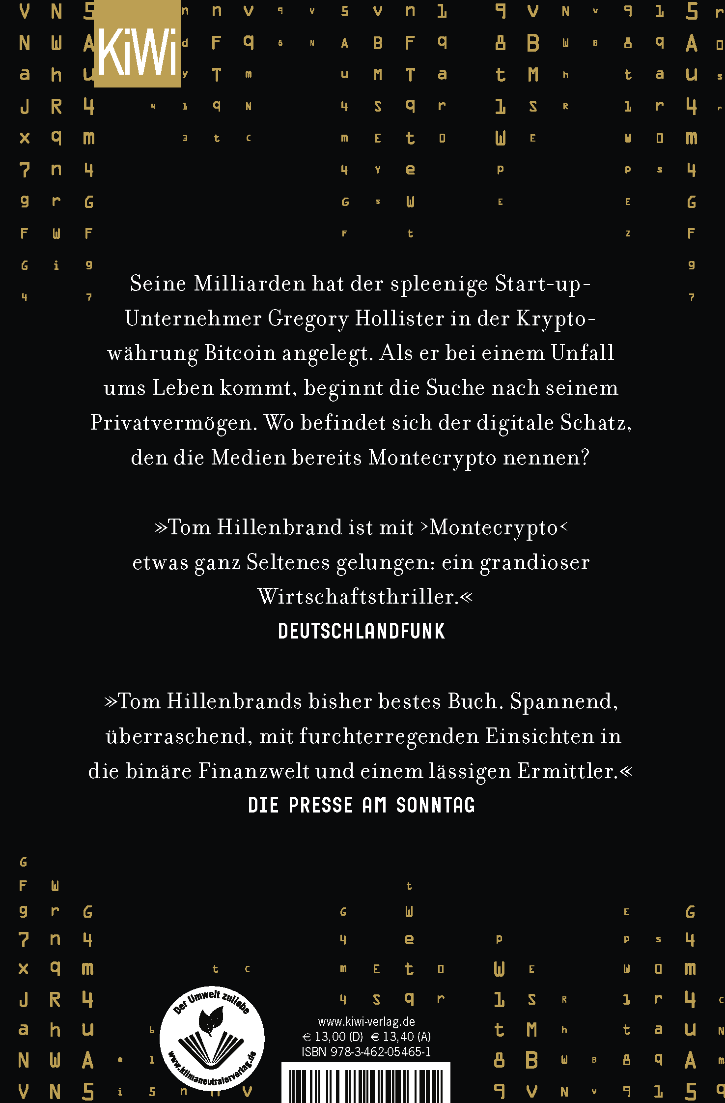 Rückseitencover Montecrypto