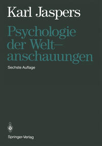 Vorderes Coverbild Psychologie der Weltanschauungen