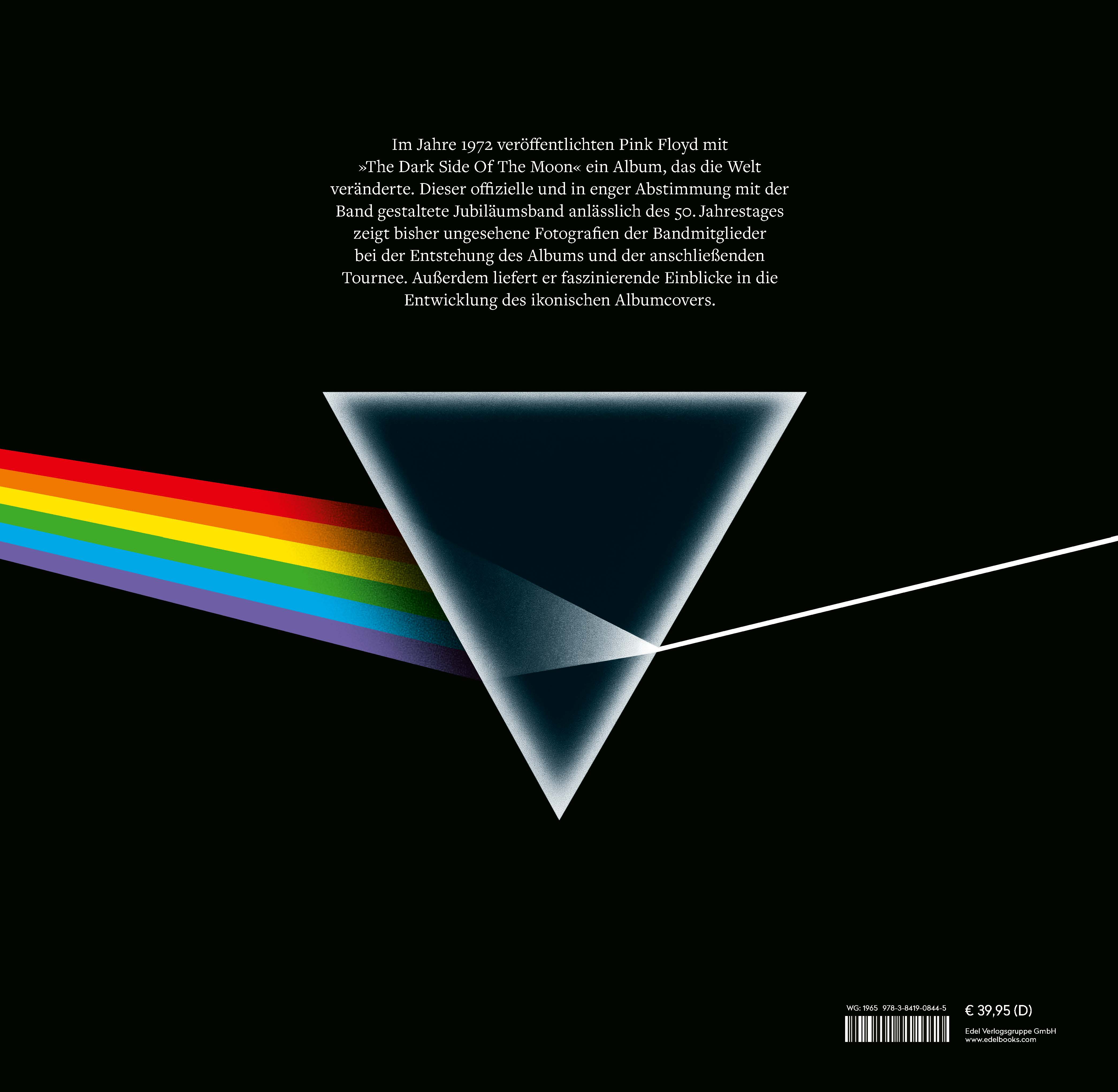 Rückseitencover Pink Floyd – The Dark Side of the Moon