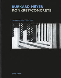 Vorderes Coverbild Burkard Meyer. Konkret/Concrete
