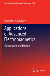 Vorderes Coverbild Applications of Advanced Electromagnetics