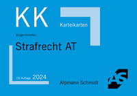 Vorderes Coverbild Karteikarten Strafrecht Allgemeiner Teil
