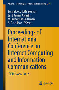 Vorderes Coverbild Proceedings of International Conference on Internet Computing and Information Communications