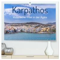 Vorderes Coverbild Karpathos - Malerische Insel in der Ägäis (hochwertiger Premium Wandkalender 2025 DIN A2 quer), Kunstdruck in Hochglanz