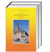 Vorderes Coverbild Familienbuch Rüsselsheim 1586–1905