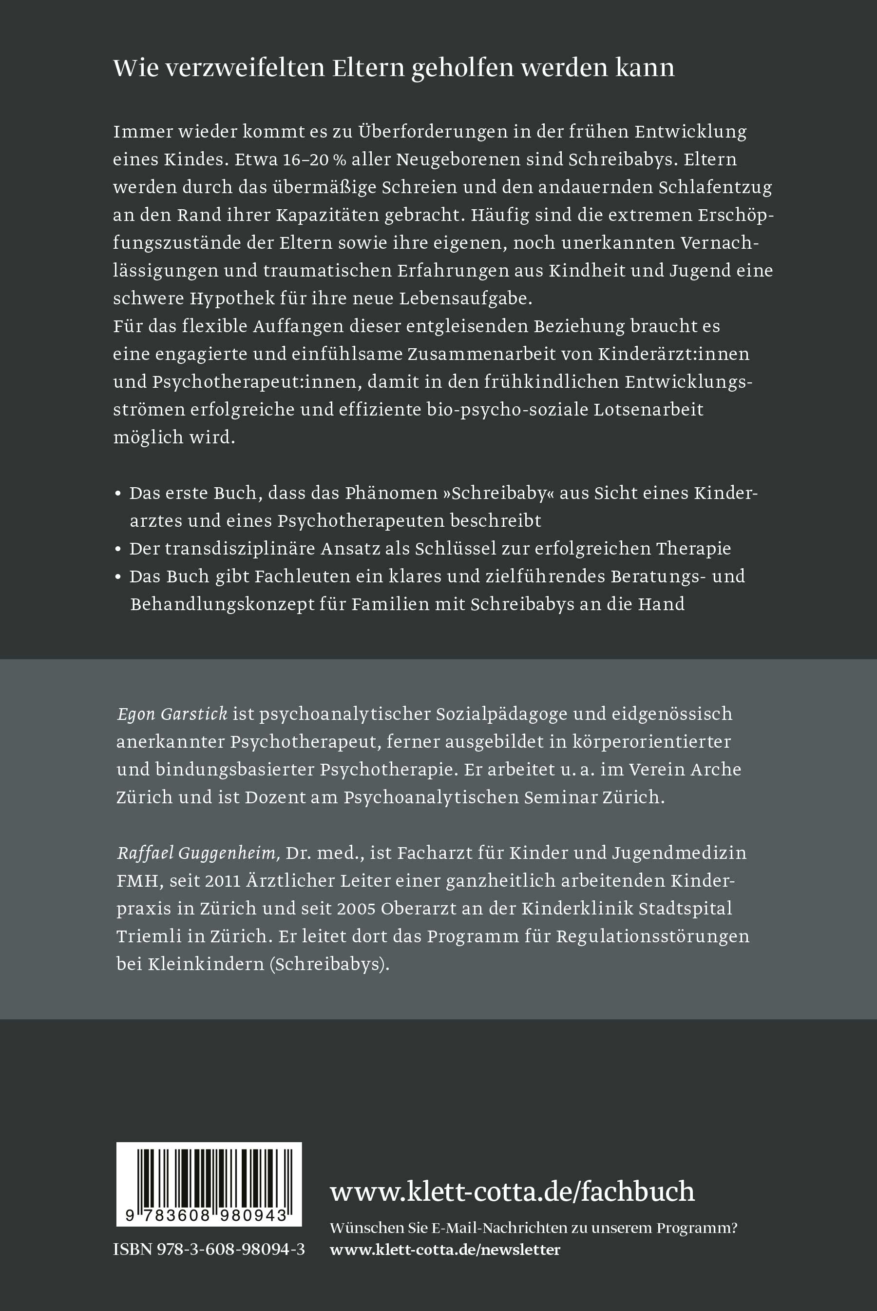 Rückseitencover Die Schreibaby-Sprechstunde
