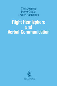 Vorderes Coverbild Right Hemisphere and Verbal Communication