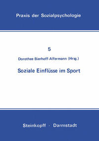 Vorderes Coverbild Soziale Einflüsse im Sport