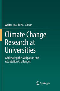 Vorderes Coverbild Climate Change Research at Universities