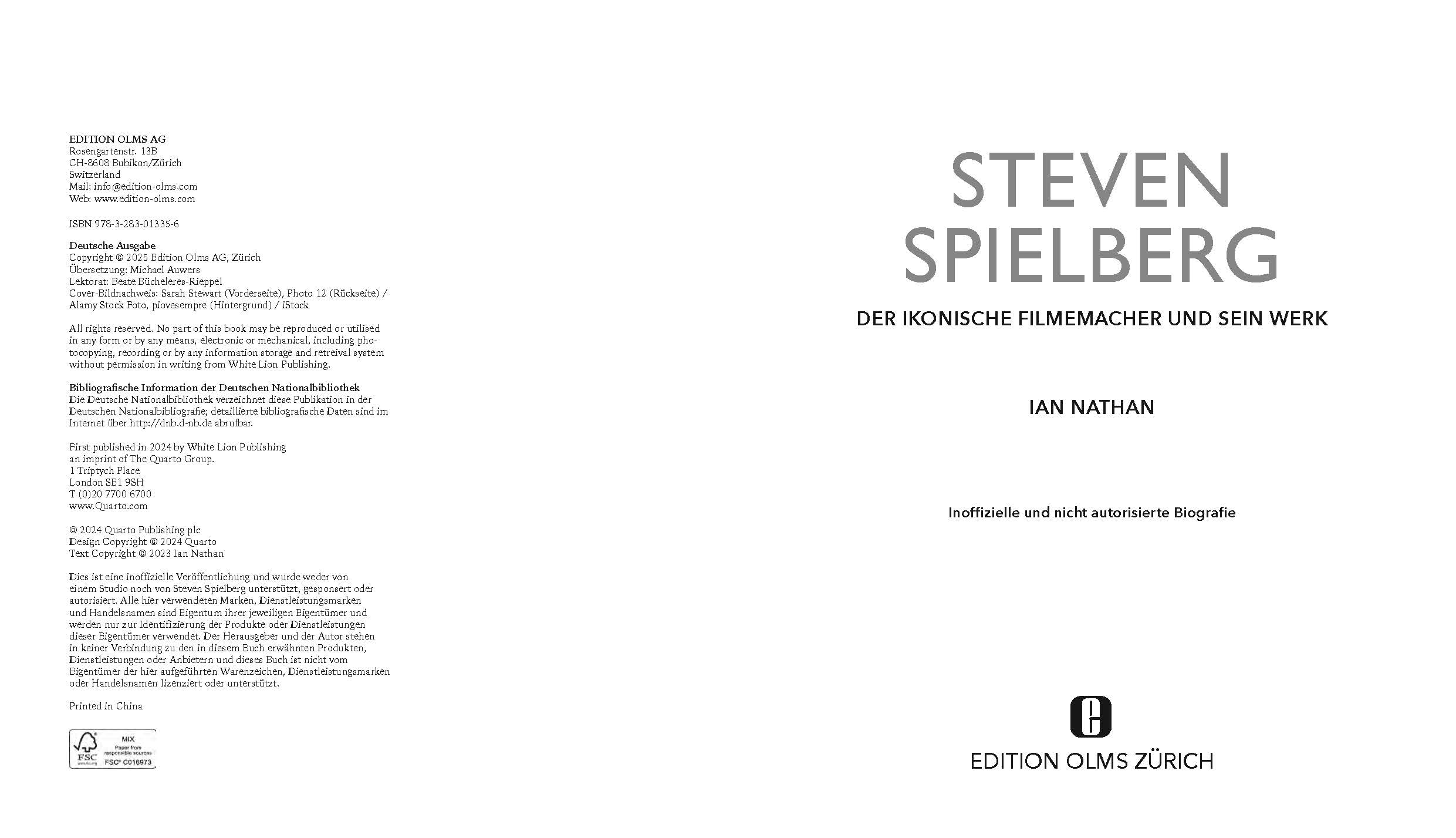 Beispielinhalt (Bild) Steven Spielberg