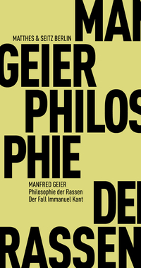 Vorderes Coverbild Philosophie der Rassen