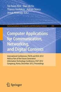 Vorderes Coverbild Computer Applications for Communication, Networking, and Digital Contents