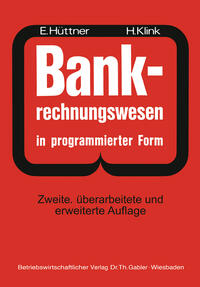 Vorderes Coverbild BANK-Rechnungswesen in programmierter Form