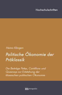 Vorderes Coverbild Politische Ökonomie der Präklassik
