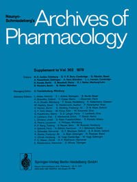 Vorderes Coverbild Deutsche Pharmakologische Gesellschaft
