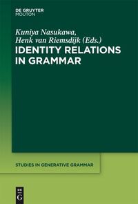 Vorderes Coverbild Identity Relations in Grammar
