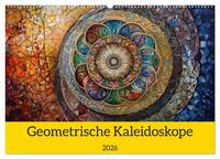 Vorderes Coverbild Geometrische Kaleidoskope (Wandkalender 2026 DIN A2 quer), CALVENDO Monatskalender