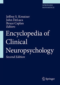 Vorderes Coverbild Encyclopedia of Clinical Neuropsychology
