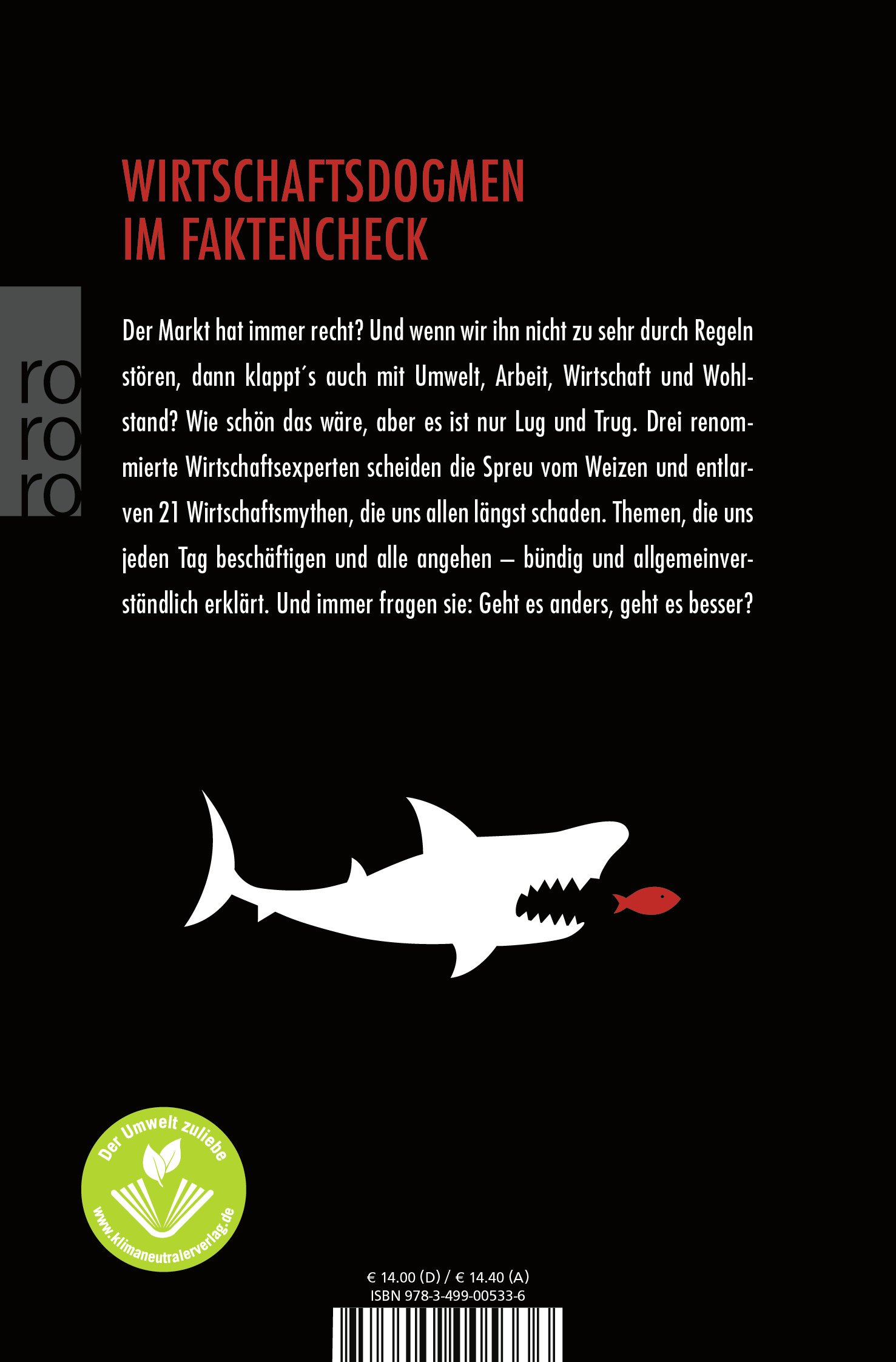 Rückseitencover Gewinn ist nicht genug!