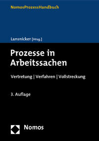 Vorderes Coverbild Prozesse in Arbeitssachen
