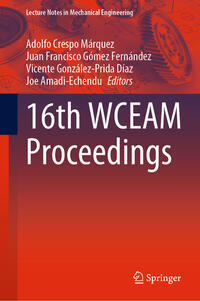 Vorderes Coverbild 16th WCEAM Proceedings