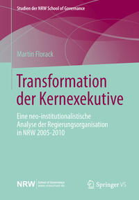 Vorderes Coverbild Transformation der Kernexekutive