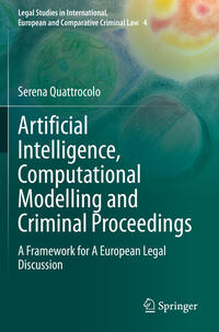 Vorderes Coverbild Artificial Intelligence, Computational Modelling and Criminal Proceedings