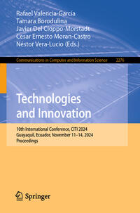 Vorderes Coverbild Technologies and Innovation