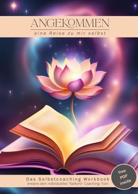 Vorderes Coverbild Angekommen - das Selbstcoaching Workbook