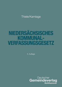 Vorderes Coverbild Niedersächsisches Kommunalverfassungsgesetz