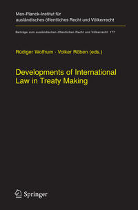 Vorderes Coverbild Developments of International Law in Treaty Making