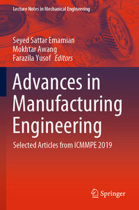 Vorderes Coverbild Advances in Manufacturing Engineering