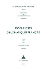 Vorderes Coverbild Documents diplomatiques français