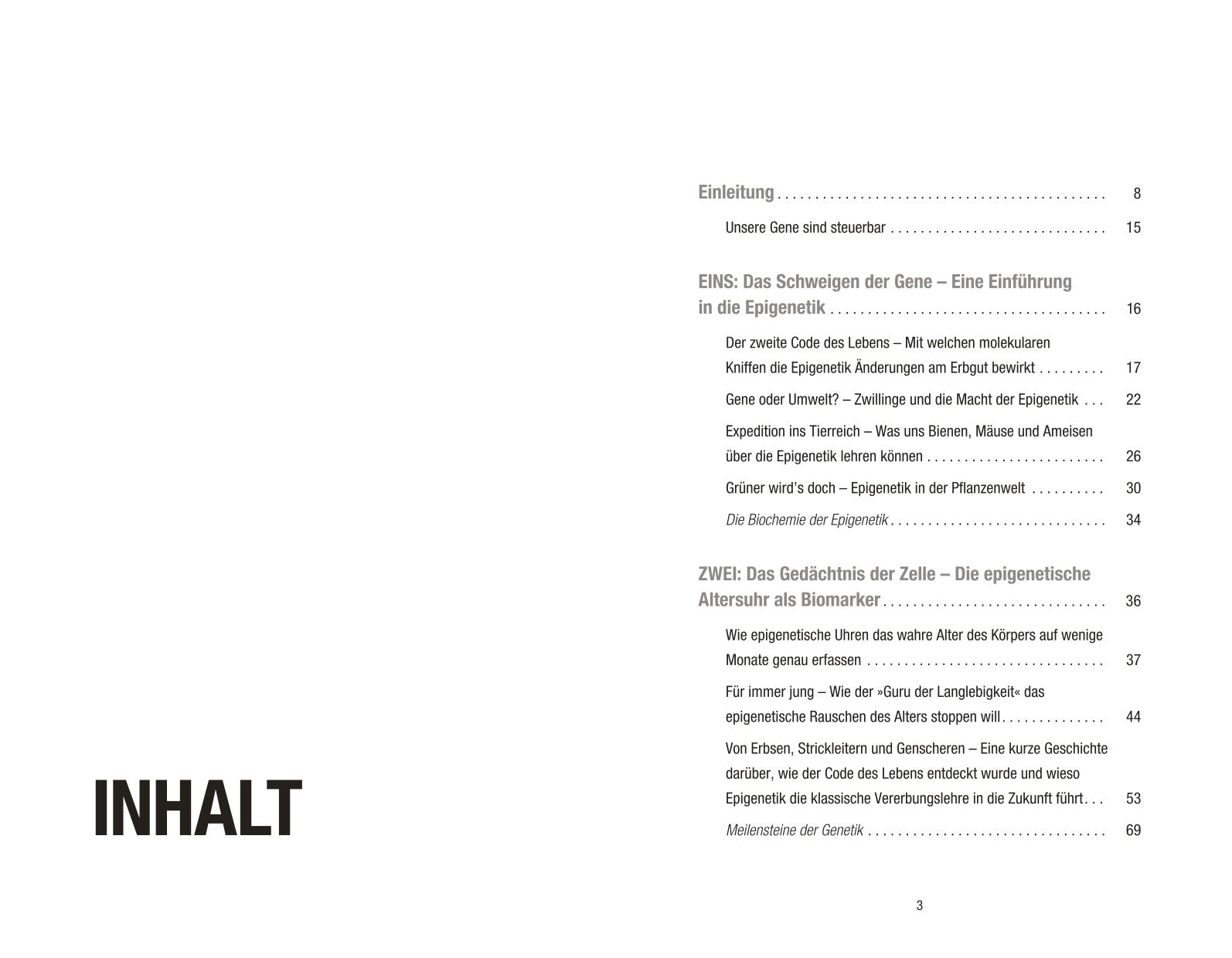 Beispielinhalt (Bild) Verjünge deine Gene!