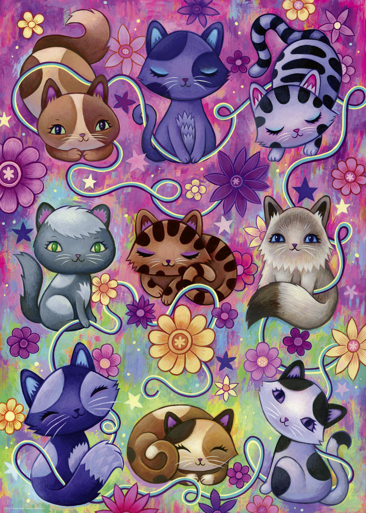 Beispielinhalt (Bild) Kitty Cats Puzzle
