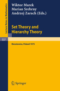 Vorderes Coverbild Set Theory and Hierarchy Theory
