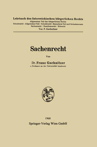 Vorderes Coverbild Sachenrecht