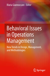 Vorderes Coverbild Behavioral Issues in Operations Management