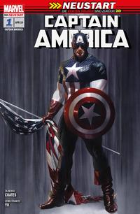 Vorderes Coverbild Captain America - Neustart