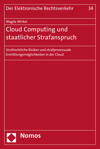 Vorderes Coverbild Cloud Computing und staatlicher Strafanspruch
