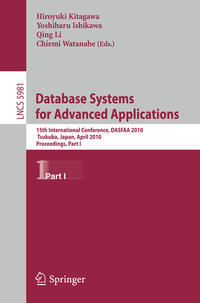 Vorderes Coverbild Database Systems for Advanced Applications