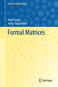 Vorderes Coverbild Formal Matrices