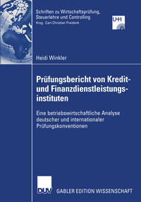 Vorderes Coverbild Prüfungsbericht von Kredit— und Finanzdienstleistungsinstituten