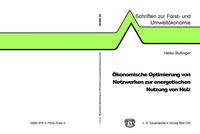 Vorderes Coverbild Ökonomische Optimierung von Netzwerken zur energetischen Nutzung von Holz