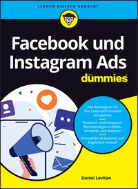 Vorderes Coverbild Facebook und Instagram Ads für Dummies