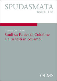 Vorderes Coverbild Studi su Fenice di Colofone e altri testi in coliambi