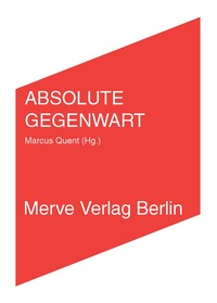 Vorderes Coverbild ABSOLUTE GEGENWART