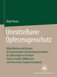 Vorderes Coverbild Unmittelbarer Opferzeugenschutz