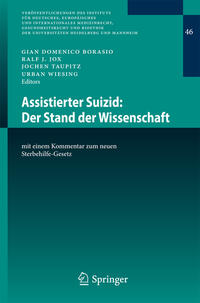 Vorderes Coverbild Assistierter Suizid: Der Stand der Wissenschaft